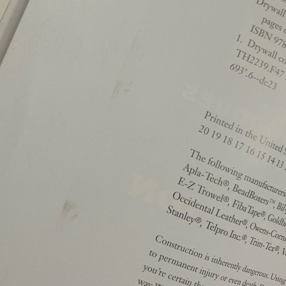 Drywall Textbook - Picture 5 of 6